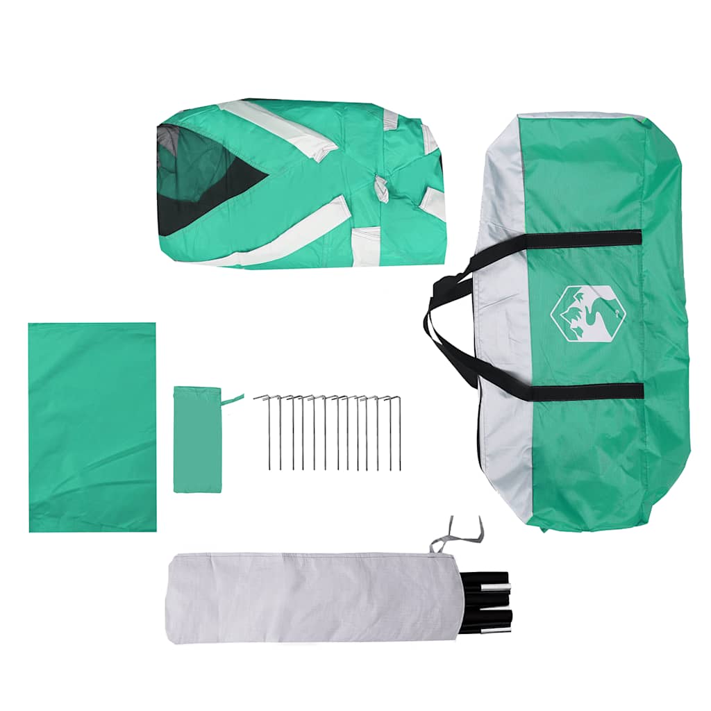 Pool Tent with Removable Fly & Mesh Walls Sea Green 618x532 cm