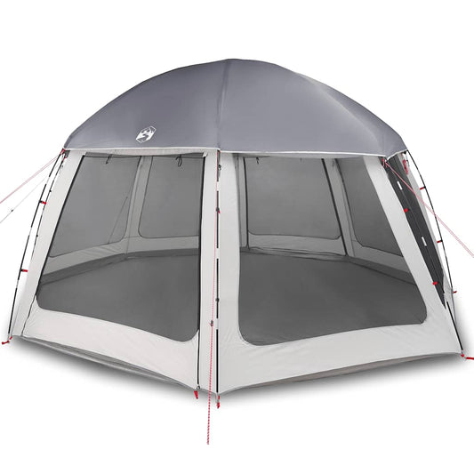 Pool Tent with Removable Fly & Mesh Walls Grey 510x510 cm Pool Tent with Removable Fly & Mesh Walls Grey 510x510 cm