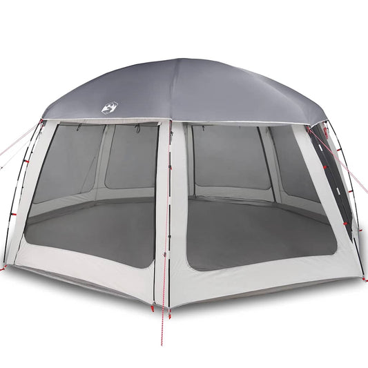 Pool Tent with Removable Fly & Mesh Walls Grey 612x612 cm Pool Tent with Removable Fly & Mesh Walls Grey 612x612 cm