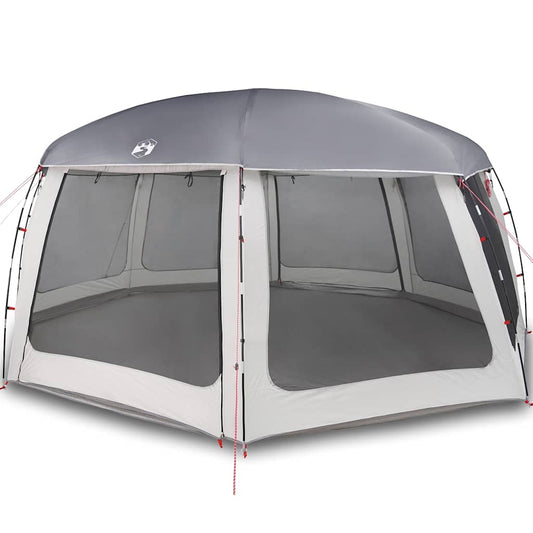 Pool Tent with Removable Fly & Mesh Walls Grey 690x690 cm Pool Tent with Removable Fly & Mesh Walls Grey 690x690 cm