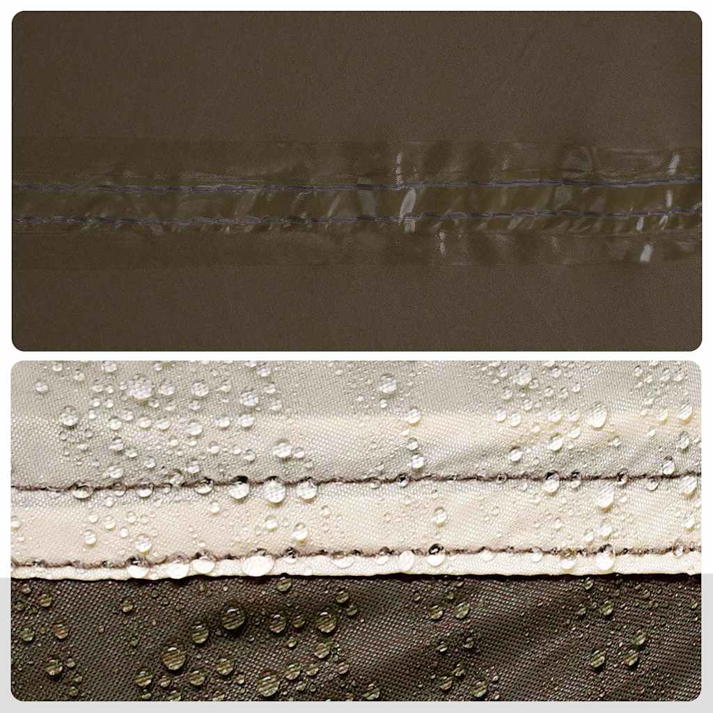 Fishing Tent 5-Person Brown Waterproof