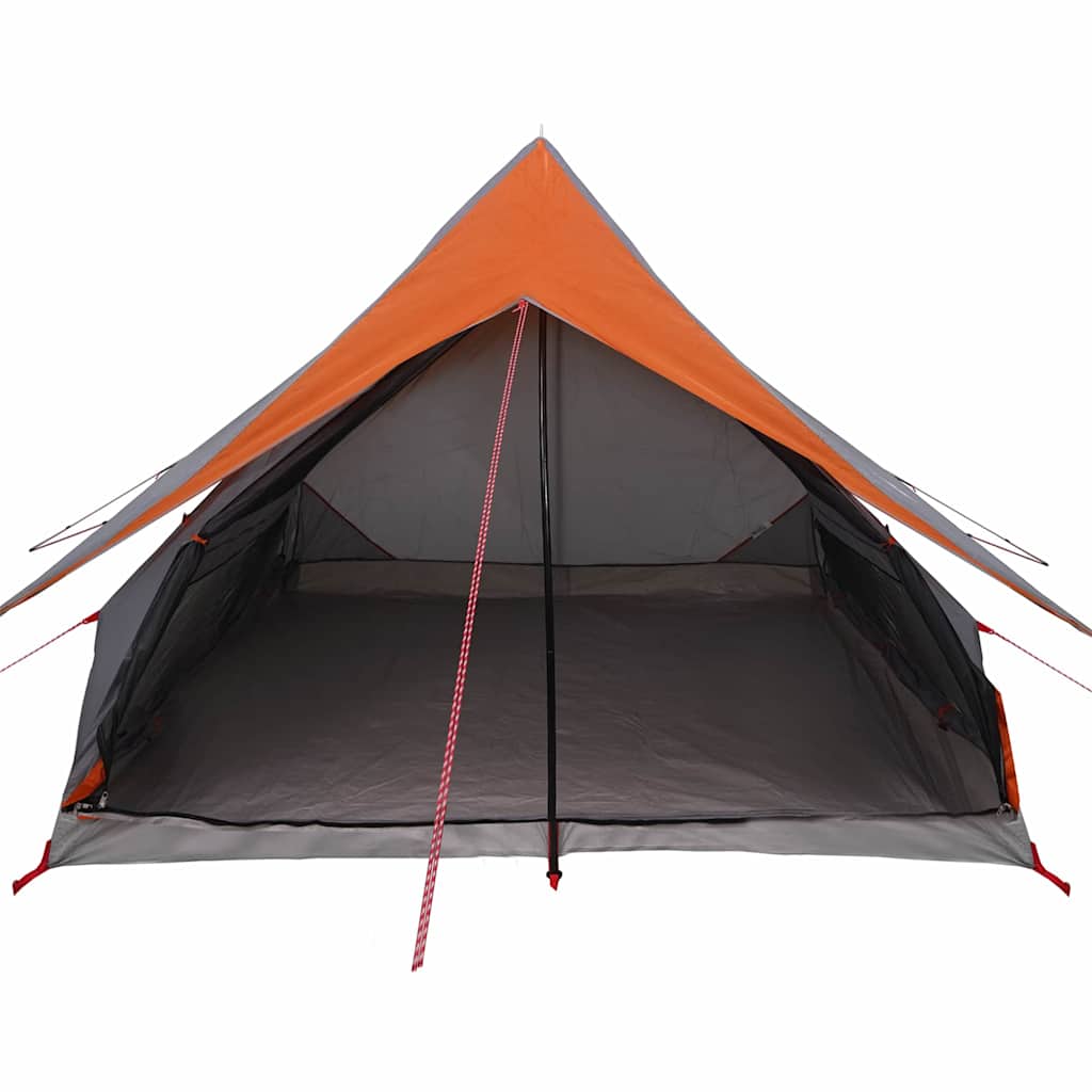 Family Tent with Roof Grey and Orange 315 x 286 x 200 cm