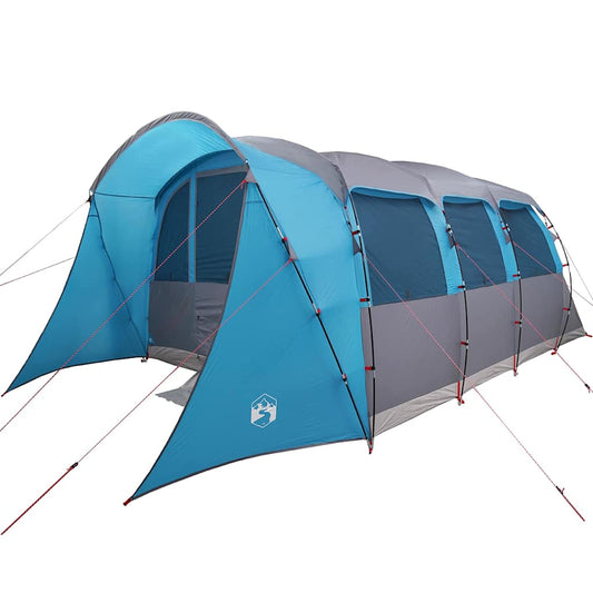 Family Tent with Roof Blue and Grey 576 x 325 x 213 cm Family Tent with Roof Blue and Grey 576 x 325 x 213 cm