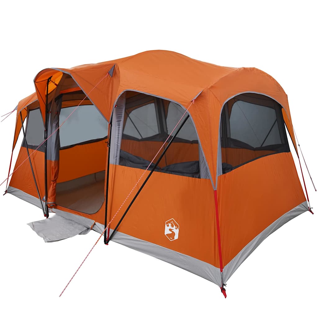 Family Tent with Roof Orange and Orange 435 x 255 x 216 cm