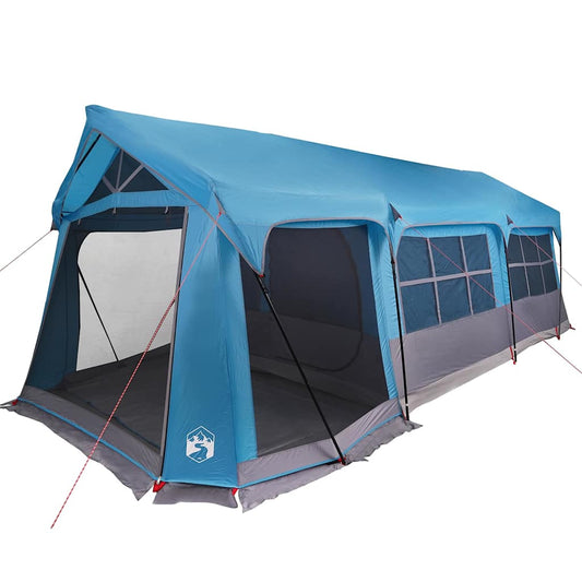 Family Tent Blue and Grey 620 x 322 x 240 cm Polyester Family Tent Blue and Grey 620 x 322 x 240 cm Polyester