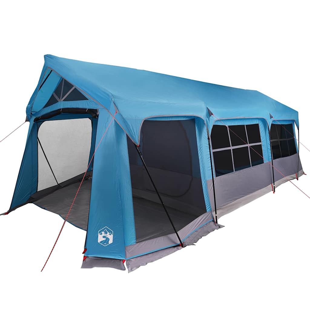 Family Tent Blue and Grey 620 x 322 x 240 cm Polyester