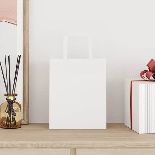 Paper Bags 250 pcs with Handles White 18x8x22 cm Paper Bags 250 pcs with Handles White 18x8x22 cm