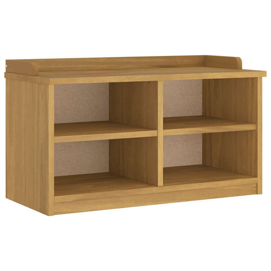 Hallway Bench SANDNES 87x40x50 cm Solid Wood Pine Hallway Bench SANDNES 87x40x50 cm Solid Wood Pine