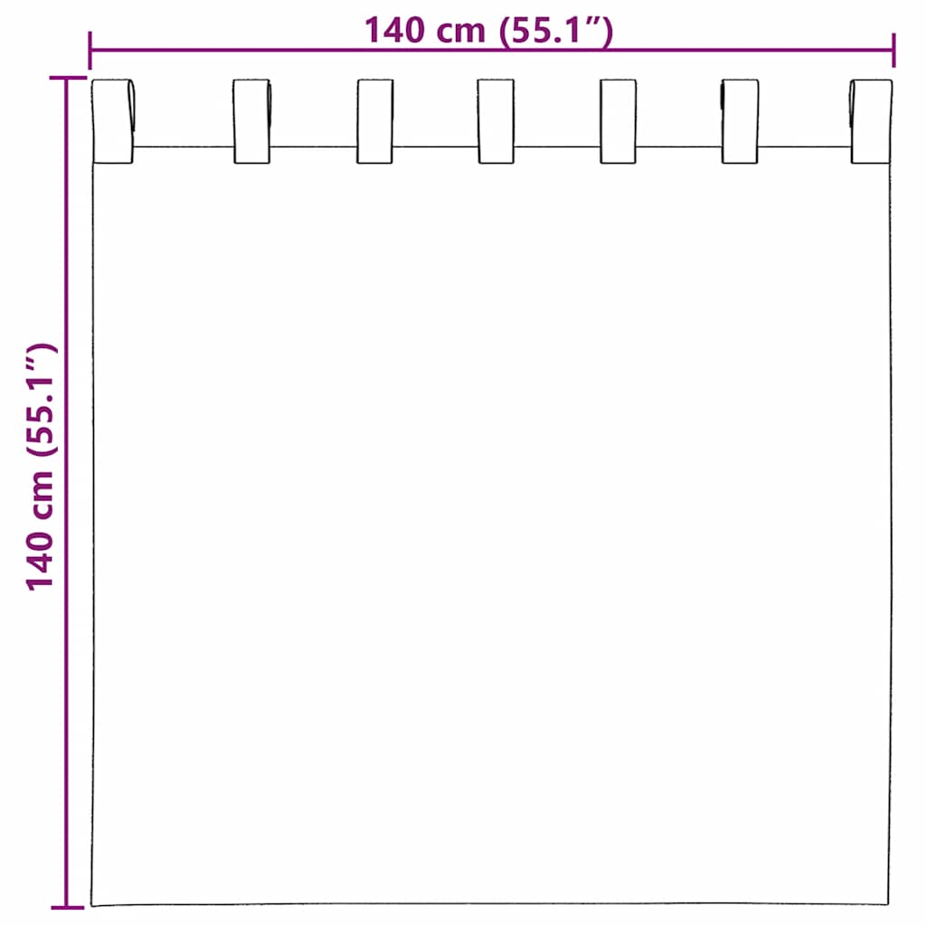 Voile Curtains with Rod Pockets 2 pcs Light Grey