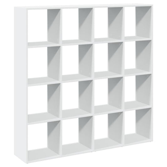 Book Cabinet White 137.5x29x137.5 cm Engineered Wood Book Cabinet White 137.5x29x137.5 cm Engineered Wood