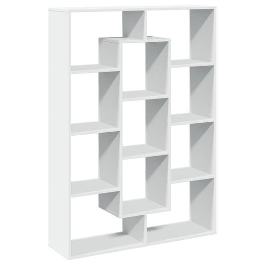 Book Cabinet White 102x29x143 cm Engineered Wood Book Cabinet White 102x29x143 cm Engineered Wood
