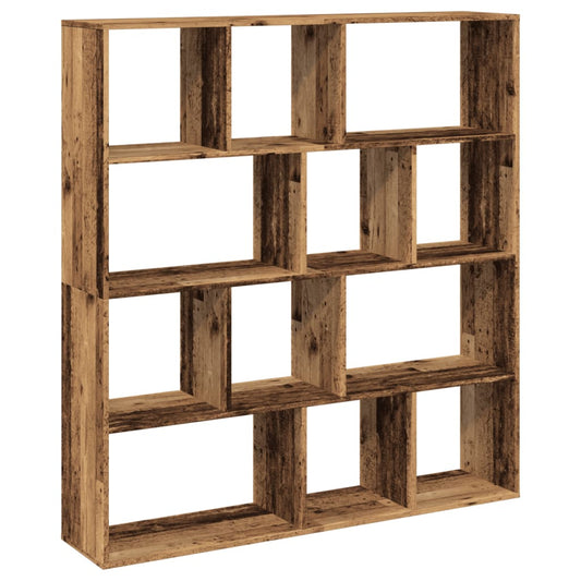 Book Cabinet Old Wood 132x29x141.5 cm Engineered Wood Book Cabinet Old Wood 132x29x141.5 cm Engineered Wood