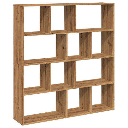 Book Cabinet Artisian Oak 132x29x141.5 cm Engineered Wood Book Cabinet Artisian Oak 132x29x141.5 cm Engineered Wood