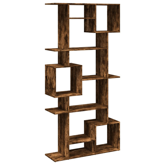 Book Cabinet Smoked Oak 92x29x188 cm Engineered Wood Book Cabinet Smoked Oak 92x29x188 cm Engineered Wood