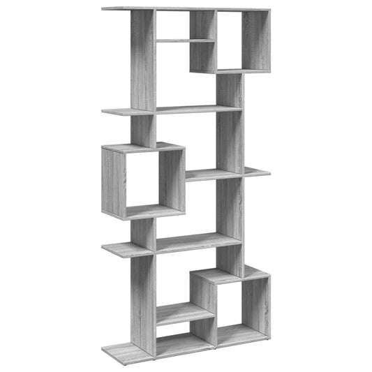 Book Cabinet Grey Sonoma 92x29x188 cm Engineered Wood Book Cabinet Grey Sonoma 92x29x188 cm Engineered Wood