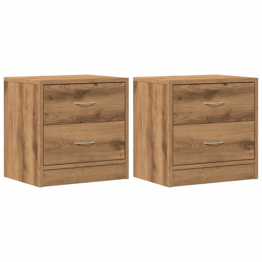 Bedside Cabinets 2 pcs Artisian Oak 40x30x40 cm Engineered Wood Bedside Cabinets 2 pcs Artisian Oak 40x30x40 cm Engineered Wood