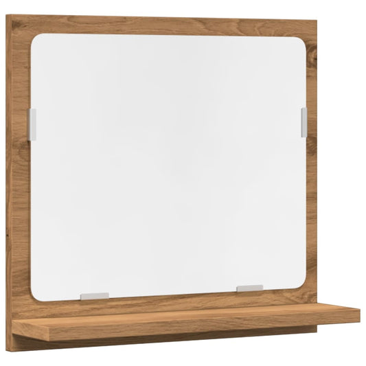 Bathroom Mirror Cabinet Artisan Oak 40x11x37 cm Engineered Wood Bathroom Mirror Cabinet Artisan Oak 40x11x37 cm Engineered Wood