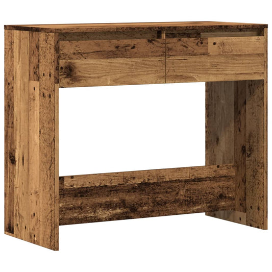 Console Table Old Wood 89x41x76,5 cm Engineered Wood Console Table Old Wood 89x41x76,5 cm Engineered Wood