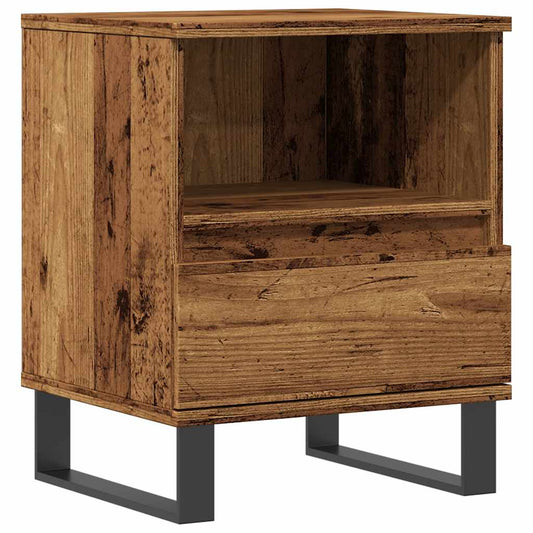 Bedside Cabinet Old Wood 40x35x50 cm Engineered Wood Bedside Cabinet Old Wood 40x35x50 cm Engineered Wood