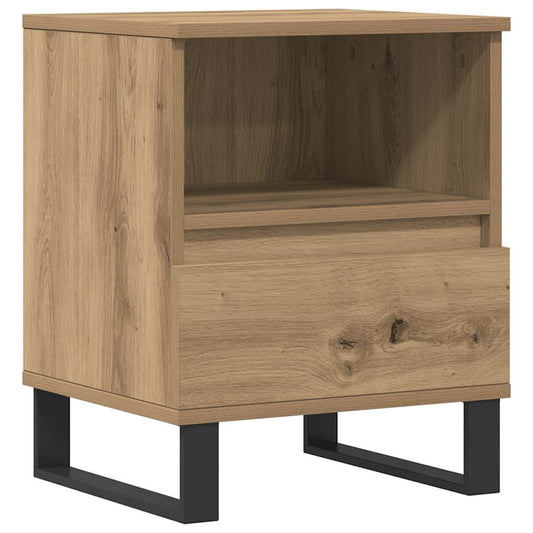 Bedside Cabinet Artisan Oak 40x35x50 cm Engineered Wood Bedside Cabinet Artisan Oak 40x35x50 cm Engineered Wood