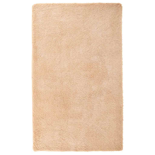 Shaggy Rug High Pile NAVARRA Beige 80x150 cm Polyester Shaggy Rug High Pile NAVARRA Beige 80x150 cm Polyester