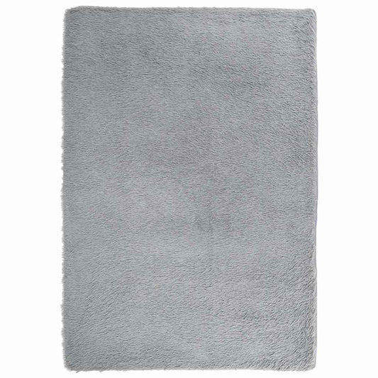 Shaggy Rug High Pile NAVARRA Light Grey 160x230 cm Polyester Shaggy Rug High Pile NAVARRA Light Grey 160x230 cm Polyester