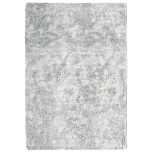 Shaggy Rug High Pile NAVARRA Silver Grey 200x290 cm Polyester Shaggy Rug High Pile NAVARRA Silver Grey 200x290 cm Polyester