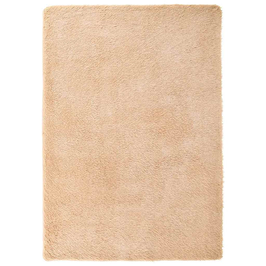 Shaggy Rug High Pile NAVARRA Beige 240x340 cm Polyester Shaggy Rug High Pile NAVARRA Beige 240x340 cm Polyester