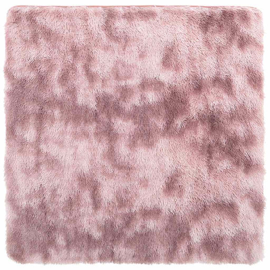 Shaggy Rug High Pile NAVARRA Dusty Pink 240x240 cm Polyester Shaggy Rug High Pile NAVARRA Dusty Pink 240x240 cm Polyester