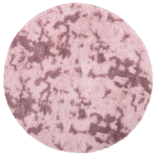 Shaggy Rug High Pile NAVARRA Dusty Pink 100x100 cm Polyester Shaggy Rug High Pile NAVARRA Dusty Pink 100x100 cm Polyester