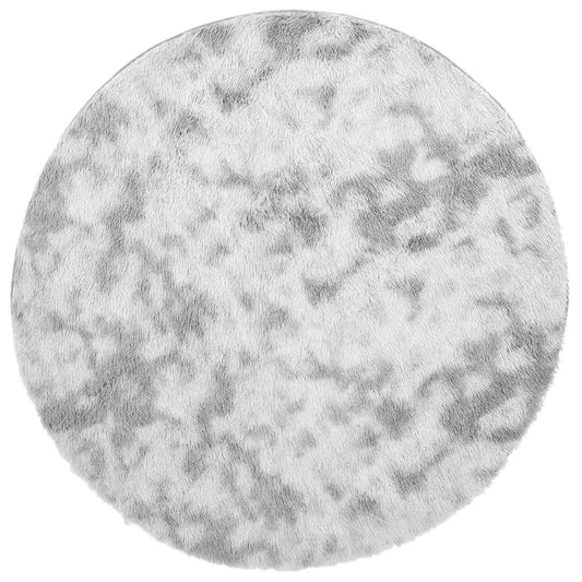 Shaggy Rug High Pile NAVARRA Silver Grey 160x160 cm Polyester Shaggy Rug High Pile NAVARRA Silver Grey 160x160 cm Polyester