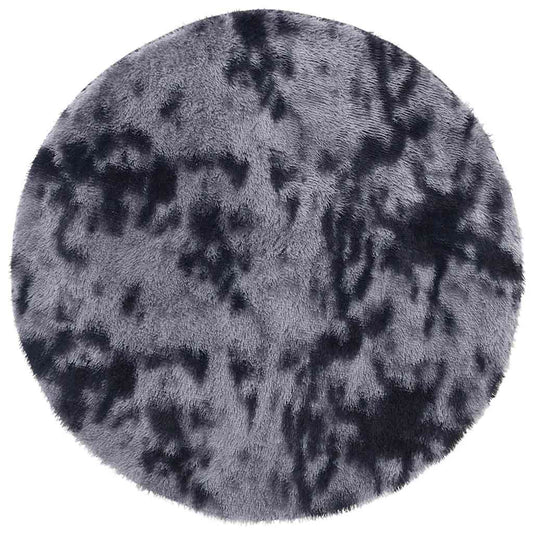 Shaggy Rug High Pile NAVARRA Dark Grey 240x240 cm Polyester Shaggy Rug High Pile NAVARRA Dark Grey 240x240 cm Polyester