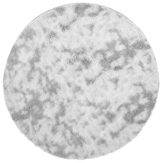 Shaggy Rug High Pile NAVARRA Silver Grey 240x240 cm Polyester Shaggy Rug High Pile NAVARRA Silver Grey 240x240 cm Polyester