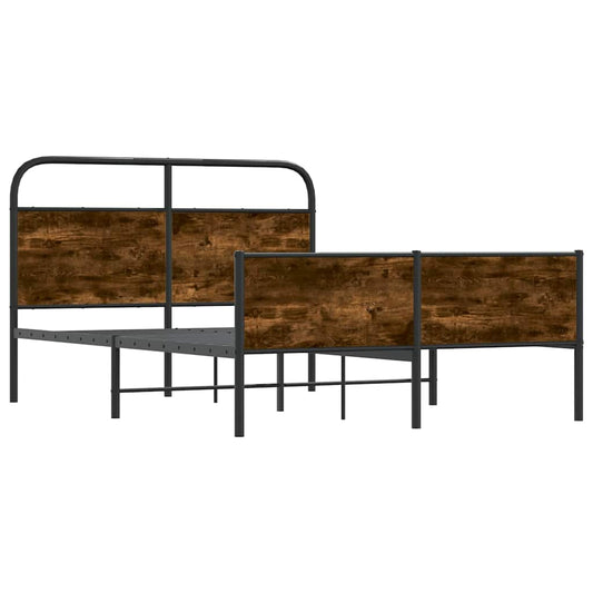 Bed Frame without Mattress 120x190 cm Sonoma Oak Engineered Wood Bed Frame without Mattress 120x190 cm Sonoma Oak Engineered Wood