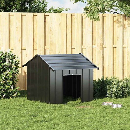 Dog House with Roof 85x107x81 cm Galvanised Steel Dog House with Roof 85x107x81 cm Galvanised Steel
