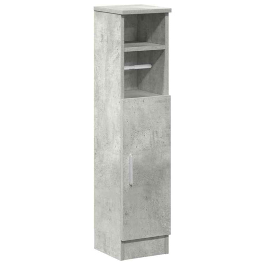 Bathroom Cabinet with Roll Holder Concrete Grey 20.5x22x90 cm Bathroom Cabinet with Roll Holder Concrete Grey 20.5x22x90 cm