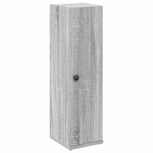 Bathroom Cabinet with Roll Holder Grey Sonoma 20.5x22x72 cm Bathroom Cabinet with Roll Holder Grey Sonoma 20.5x22x72 cm