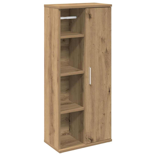 Bathroom Cabinet with Roll Holder Artisan Oak 39x22x90 cm Bathroom Cabinet with Roll Holder Artisan Oak 39x22x90 cm