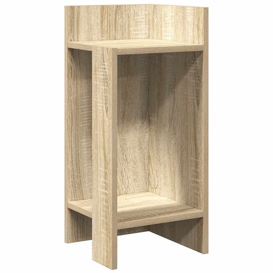Side Table with Shelf Sonoma Oak 25.5x27x60 cm Side Table with Shelf Sonoma Oak 25.5x27x60 cm