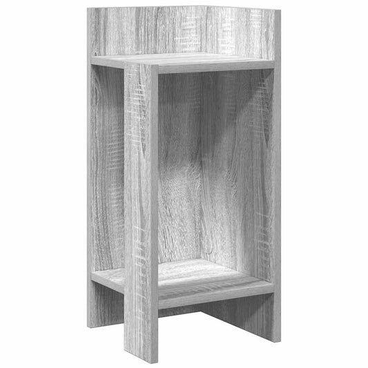 Side Table with Shelf Grey Sonoma 25.5x27x60 cm Side Table with Shelf Grey Sonoma 25.5x27x60 cm