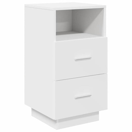 Bedside Cabinet with 2 Drawers White 36x36x68 cm Bedside Cabinet with 2 Drawers White 36x36x68 cm