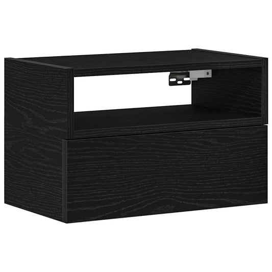 Wall-mounted Bedside Cabinet Black 45x26x28.5 cm Wall-mounted Bedside Cabinet Black 45x26x28.5 cm