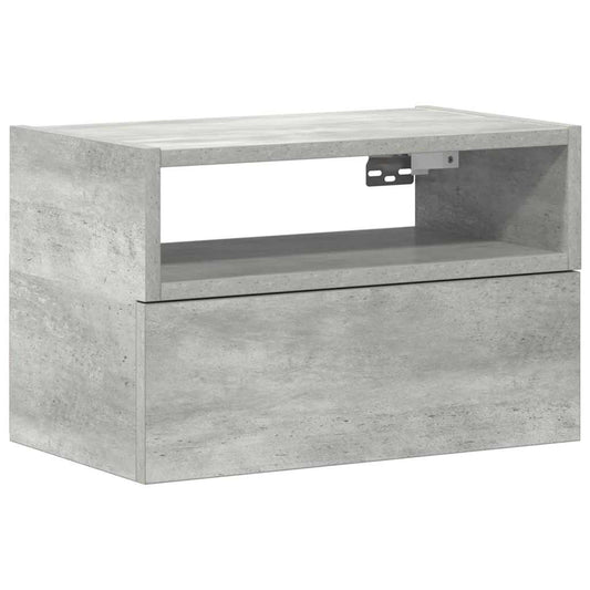 Wall-mounted Bedside Cabinet Concrete Grey 45x26x28.5 cm Wall-mounted Bedside Cabinet Concrete Grey 45x26x28.5 cm