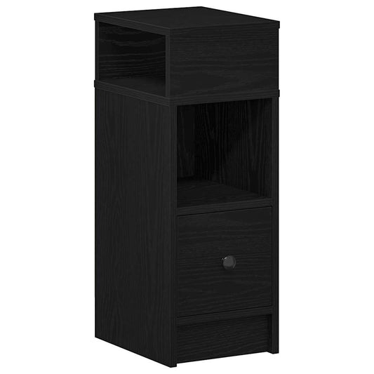 Bedside Cabinet with Drawer Black 25x31x66 cm Bedside Cabinet with Drawer Black 25x31x66 cm