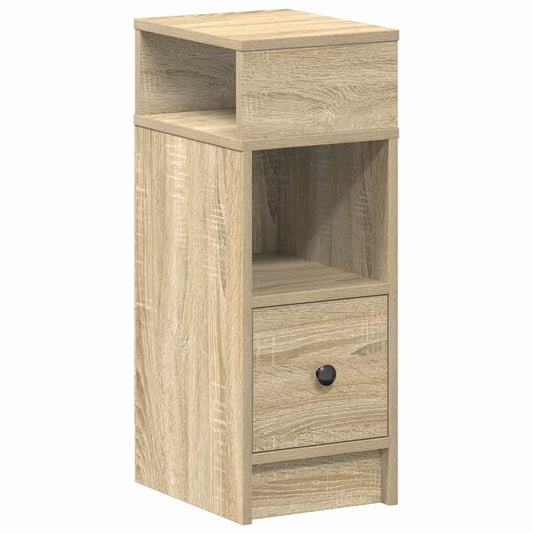 Bedside Cabinet with Drawer Sonoma Oak 25x31x66 cm Bedside Cabinet with Drawer Sonoma Oak 25x31x66 cm