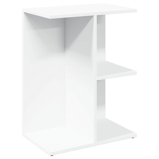 Bedside Table White 46.5x29x61 cm Engineered Wood Bedside Table White 46.5x29x61 cm Engineered Wood