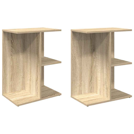 Bedside Tables 2 pcs Sonoma Oak 46.5x29x61 cm Engineered Wood Bedside Tables 2 pcs Sonoma Oak 46.5x29x61 cm Engineered Wood