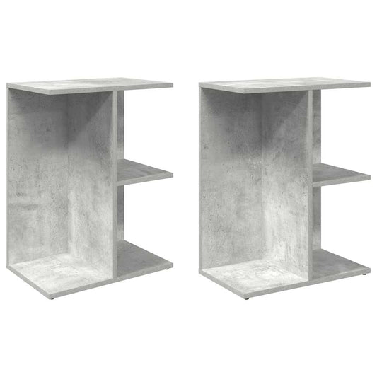 Bedside Tables 2 pcs Concrete Grey 46.5x29x61 cm Engineered Wood Bedside Tables 2 pcs Concrete Grey 46.5x29x61 cm Engineered Wood