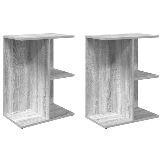 Bedside Tables 2 pcs Grey Sonoma 46.5x29x61 cm Engineered Wood Bedside Tables 2 pcs Grey Sonoma 46.5x29x61 cm Engineered Wood