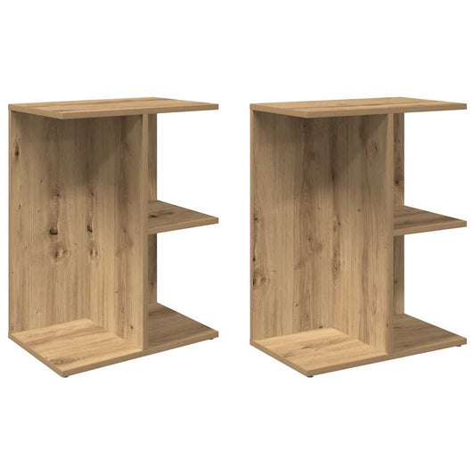 Bedside Tables 2 pcs Artisan Oak 46.5x29x61 cm Engineered Wood Bedside Tables 2 pcs Artisan Oak 46.5x29x61 cm Engineered Wood